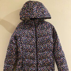 Lands' End Fleece Lined Coat Girls Size 10-12